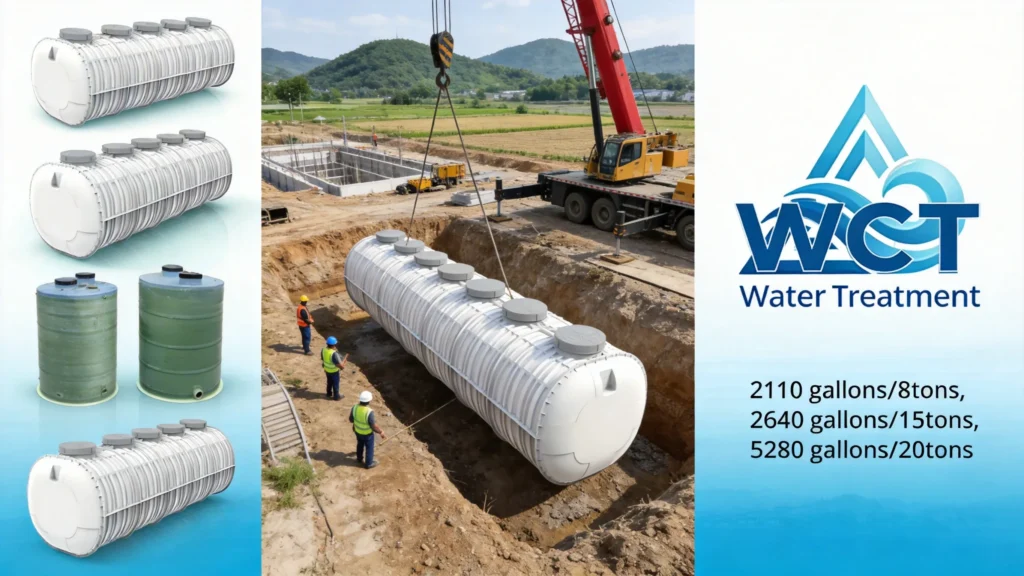 خزان الصرف الصحي الصين