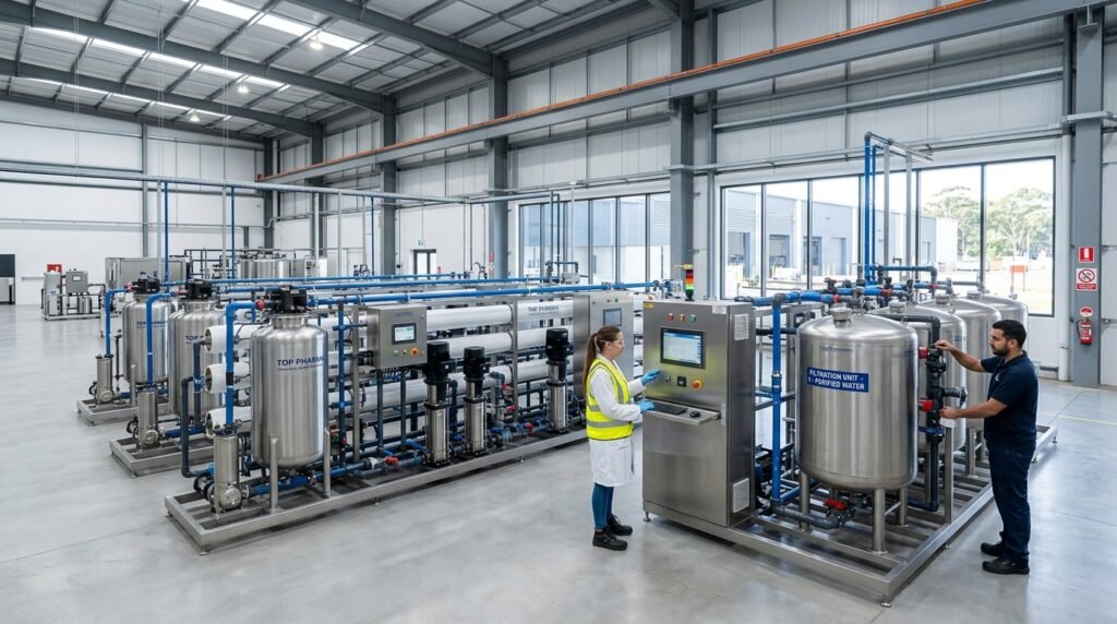 أفضل شركة لمعالجة المياه الصناعية للتصنيع الدوائي