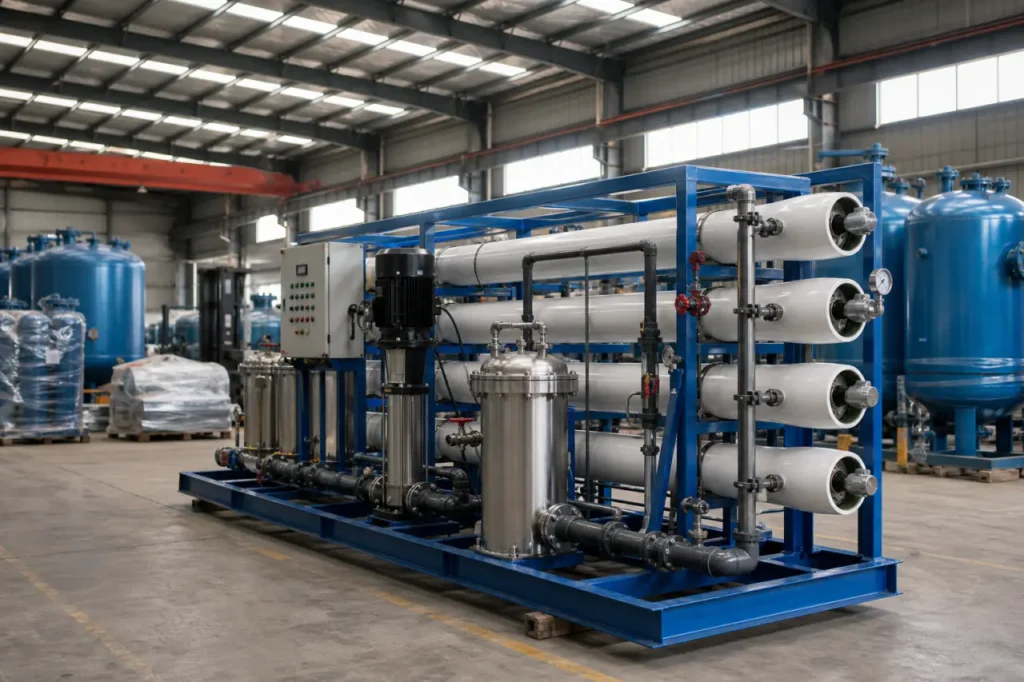 water treatment equipment exporter visual for core exportable equipment categories and technologies